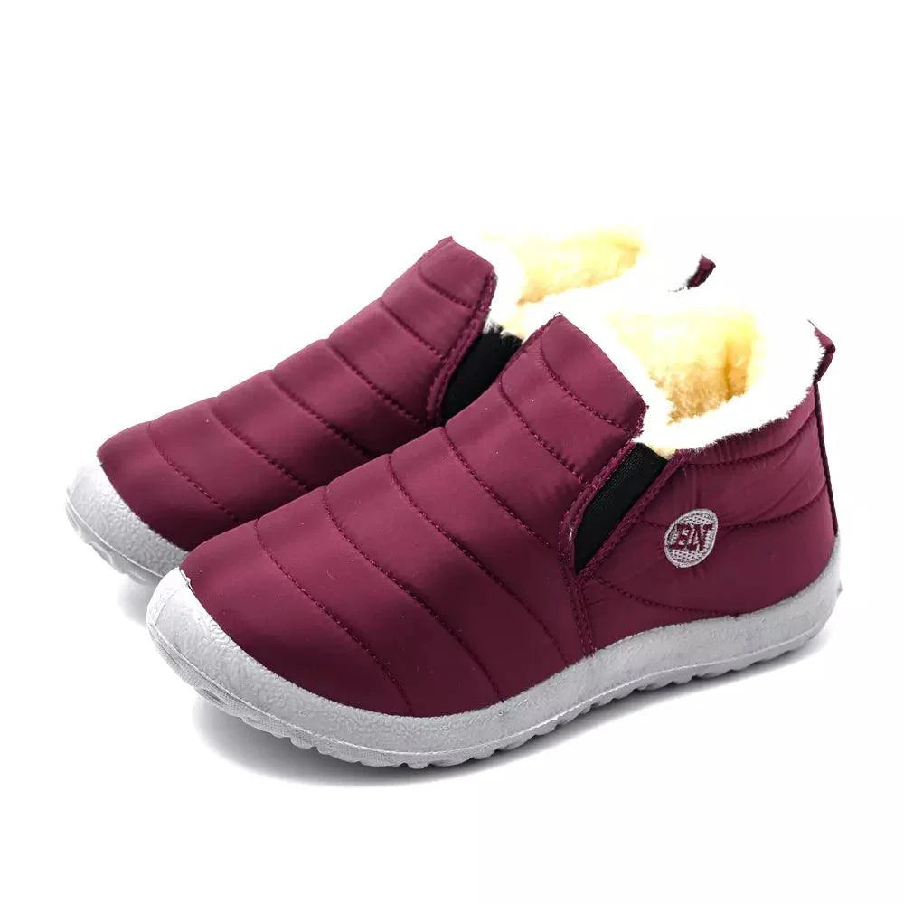 Bota Impermeável Feminina, Bota Quente, Bota Peluciada, Bota de Lã, Bota Feminina, Bota de Inverno