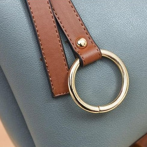 Bolsa Tote de Couro Vintage