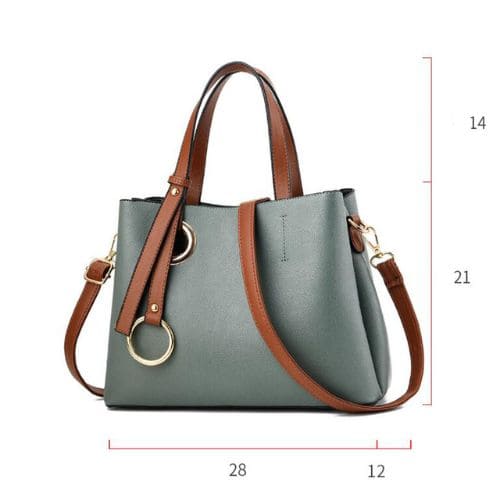 Bolsa Tote de Couro Vintage