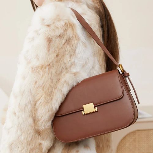 Bolsa Feminina Tiracolo de Couro Pequena