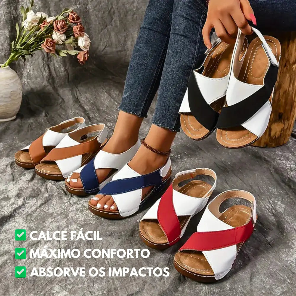 Sandália Ortopédica Calce Fácil ConfortPro®