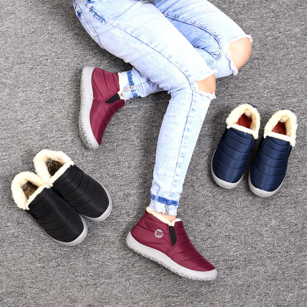 Bota Impermeável Feminina, Bota Quente, Bota Peluciada, Bota de Lã, Bota Feminina, Bota de Inverno