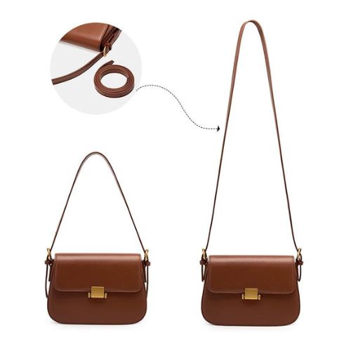 Bolsa Feminina Tiracolo de Couro Pequena