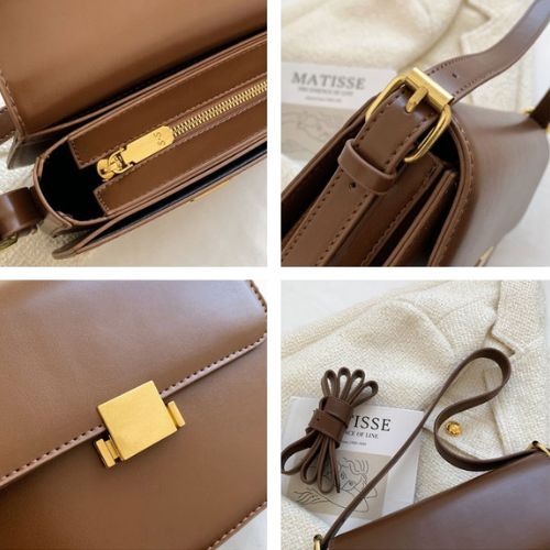 Bolsa Feminina Tiracolo de Couro Pequena