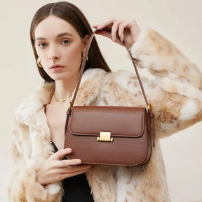 Bolsa Feminina Tiracolo de Couro Pequena
